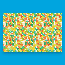 Papel De Seda Multicoloração amarela do feijão doce no fundo bra
