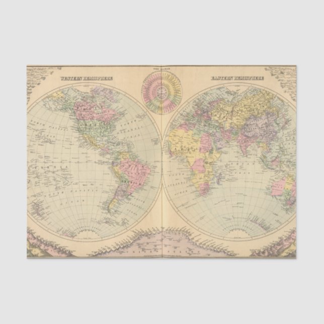 Papel De Seda Mundo 10 (Frente )