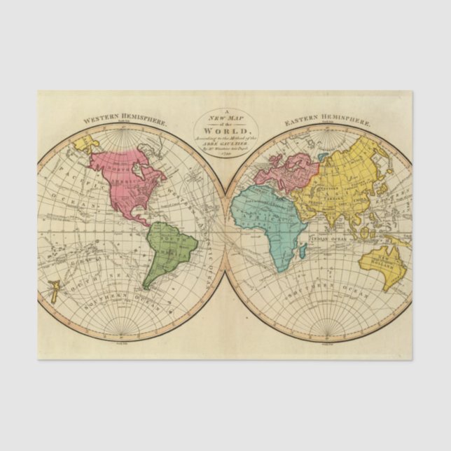 Papel De Seda Mundo 3 (Frente )