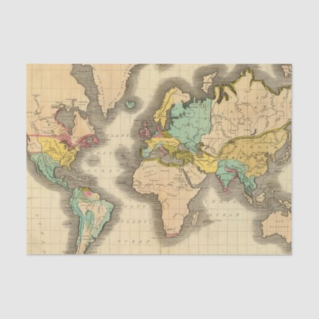 Papel De Seda Mundo 6 (Frente )