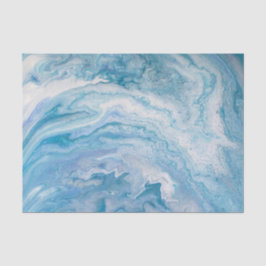 Papel De Seda Mundo azul gelado