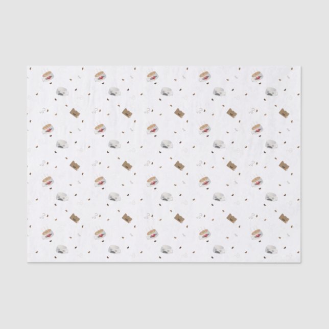 Papel De Seda Mundo cafeinado (Frente )