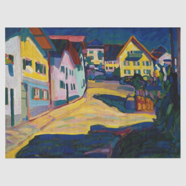 Papel De Seda Murnau Burggrabenstrasse 1 - Wassily Kandinsky (Frente )