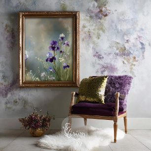 Papel De Seda Musa da Sabedoria Íris Lavanda Sabugueiro Branco A