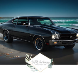 Papel De Seda Muscle Car - Chevelle - Desacoplamento frontal de 