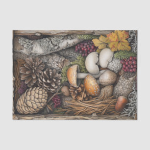 Papel De Seda Mushroom Goblincore Witchy