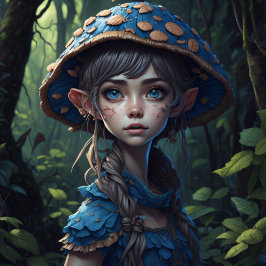 Papel De Seda Mushroom Gypsy woman v8 tissue paper