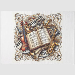Papel De Seda Music Notes Series Design 12