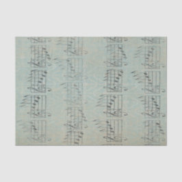 Papel De Seda música antiga vintage, música padrão