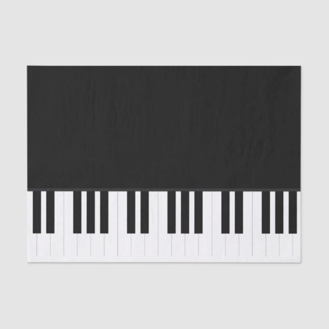 PAPEL DE SEDA MÚSICA DO PIANO (Frente )