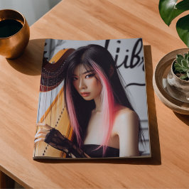 Papel De Seda Música Libra Zodíaco Harpa