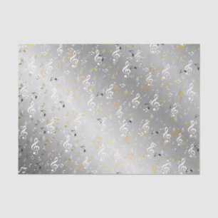 Papel De Seda música, musical, nota, branco, melodia, clave, som