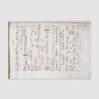 Música renascentista com nota manuscrita na parte