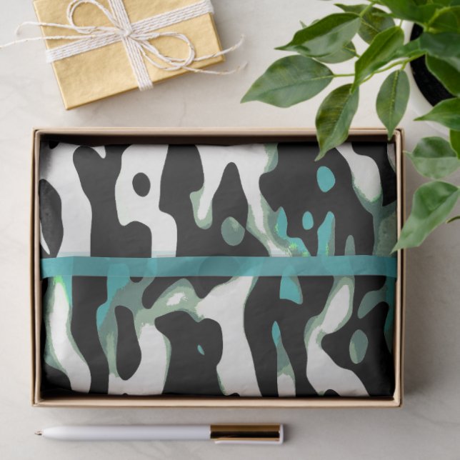 Papel De Seda MVB Cameo Masculine Green 2 Design (Presente)