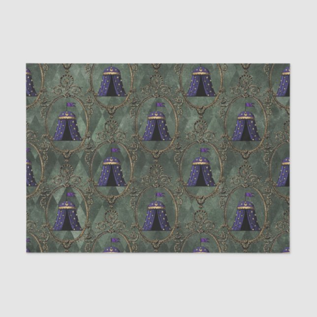 Papel De Seda Mystic Fortune Teller Circus Party (Frente )