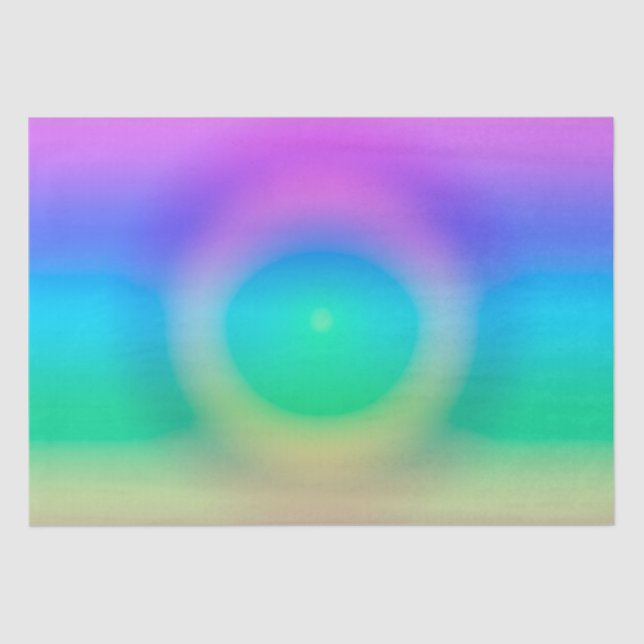 Papel De Seda Mystic Rainbow Eye Ombre (Frente )