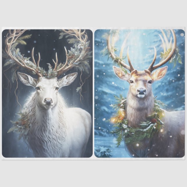 Papel De Seda Mystical Deer (Frente )