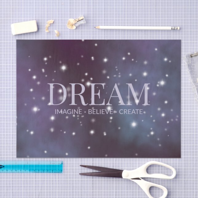 Papel De Seda Mystical Dream Dusty Violet (Arte )