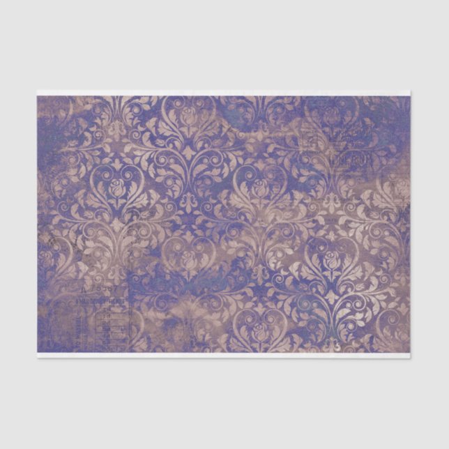 Papel De Seda Mystical Lavender Decoupage  (Frente )