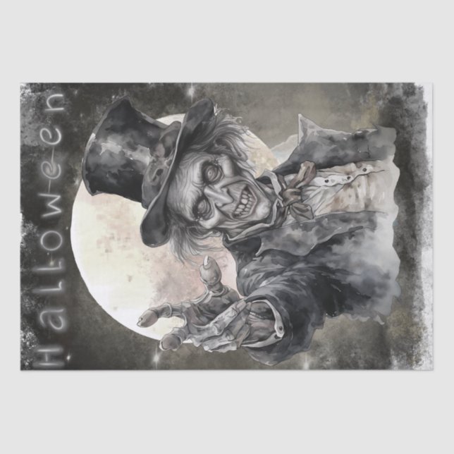 Papel De Seda Mystical Zombie (Frente )