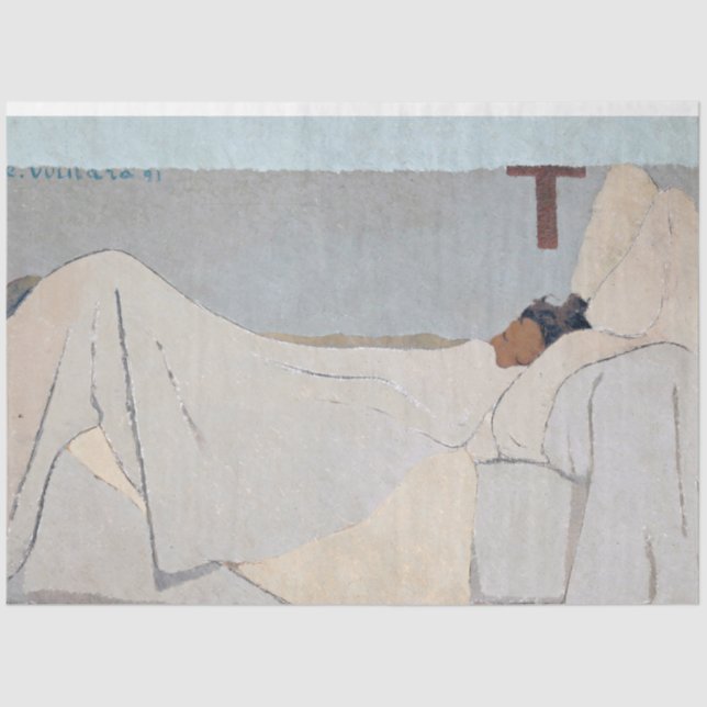 Papel De Seda Na Cama, Edouard Vuillard (Frente )