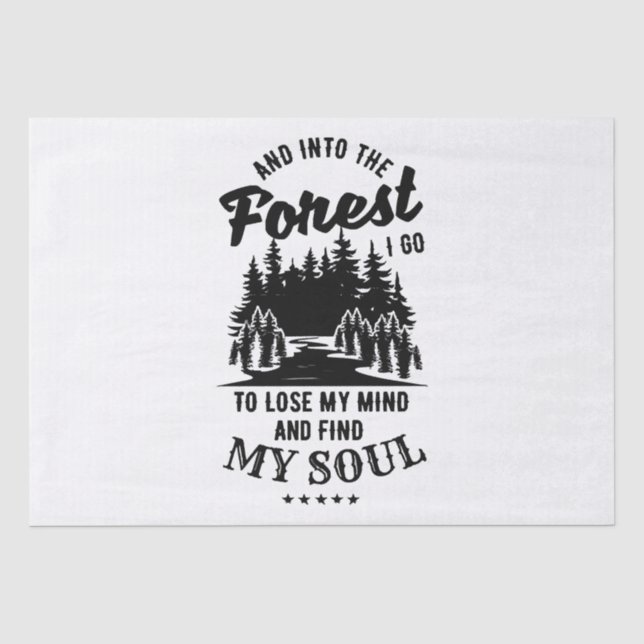 Papel De Seda Na Floresta Eu Vou (Frente )