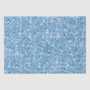 Papel De Seda Na moda Baby Blue Shimmer Glam Patterno