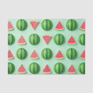 Papel De Seda Na moda Trendy Watercolor Melancia
