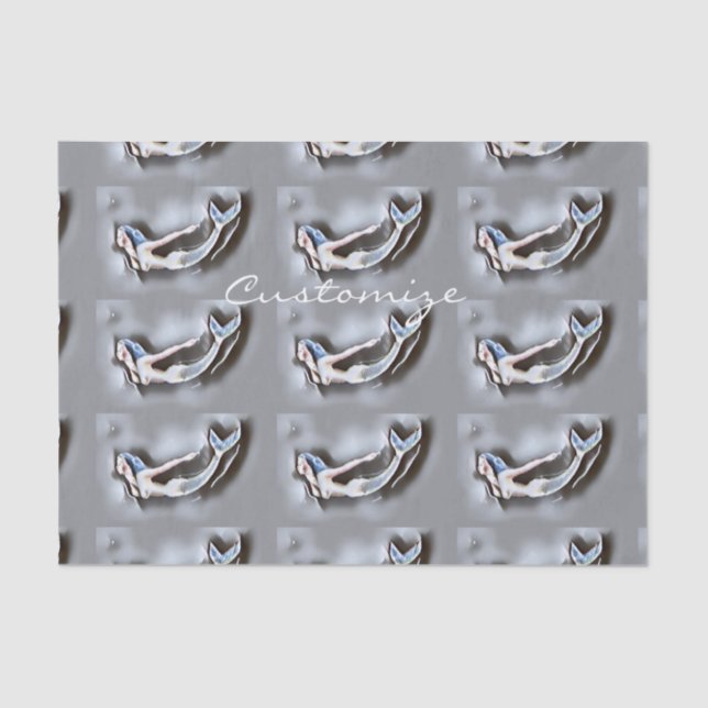 Papel De Seda Nadar Sereia Thunder_Cove (Frente )