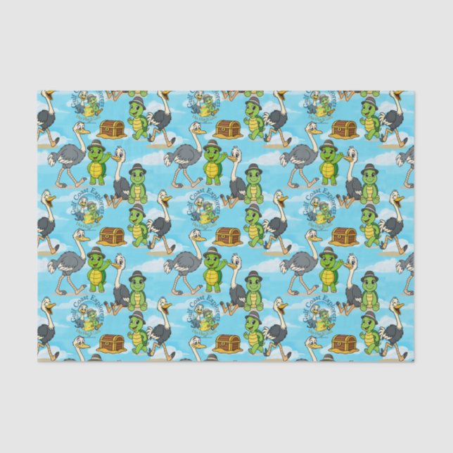 Papel De Seda Nan Nae & Lulu Adventures Gift Wrap Tissue Paper (Frente )