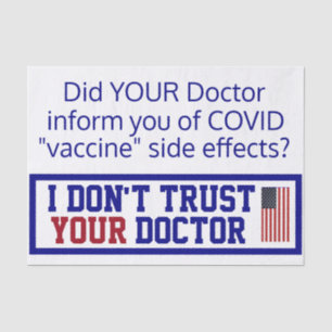 Papel De Seda Não confio no seu médico