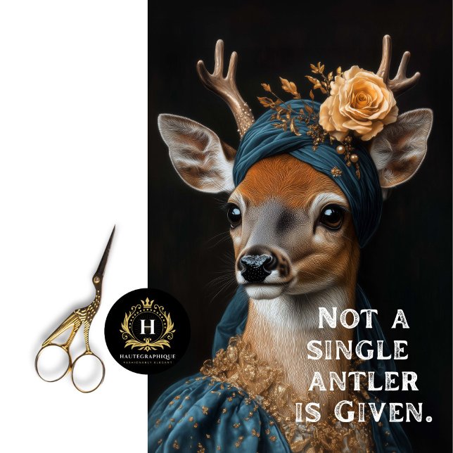 Papel De Seda Não é dado um solteiro a Sassy Deer Decoupage (Criador carregado)