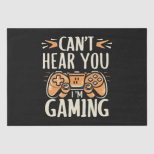 Papel De Seda Não Posso Ouvir Você Estou Jogando