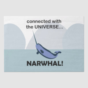 Papel De Seda Narval Conectado Com O Universo Narval