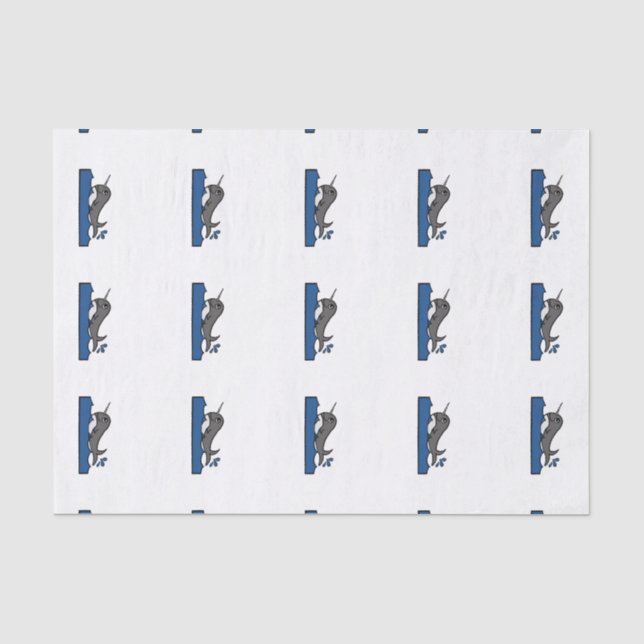 Papel De Seda Narwhal (Frente )