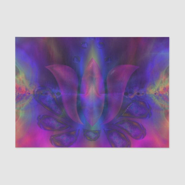 Papel De Seda Nascer De Lotus (Frente )