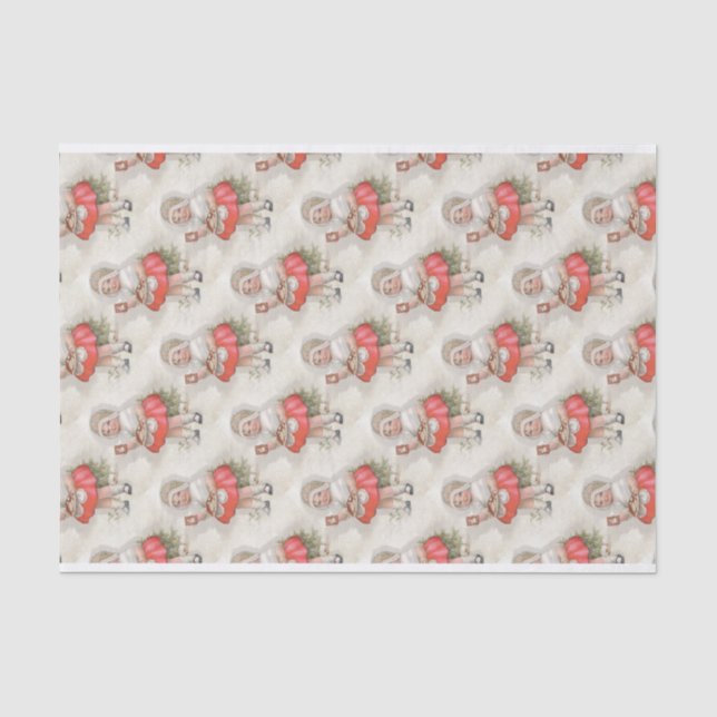 Papel De Seda Nascer De Natal Para Assar (Frente )