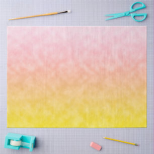 Papel De Seda Nascer do sol em céus de algodão doce