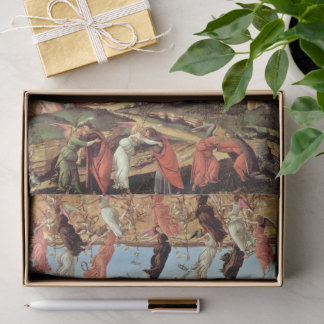 Papel De Seda Nascimento de Cristo, Natividade Mística por Botti