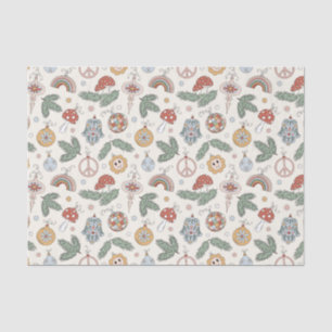 Papel De Seda Natais vintages e Sinais de Paz