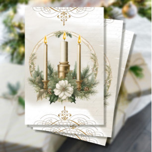 Papel De Seda Natais vintages Velas - Desacoplamento de Ephemera