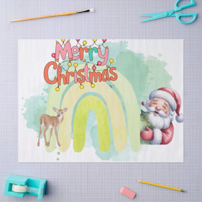 Papel De Seda Natal  (Arte )