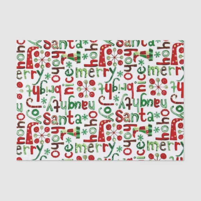 Papel De Seda Natal (Frente )