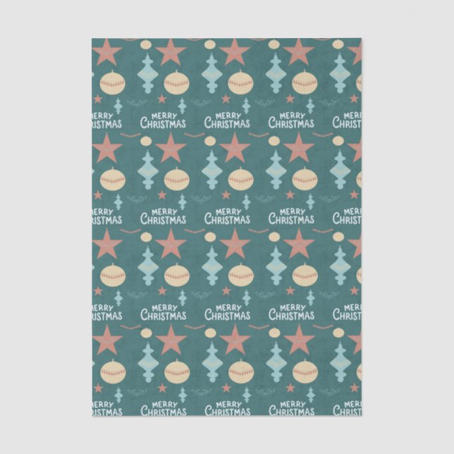 Papel De Seda Natal Antigo (Frente )