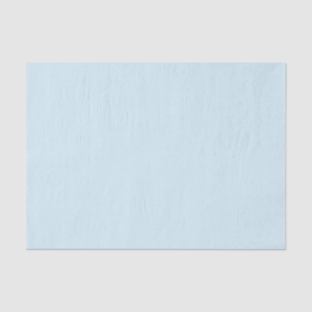 Papel De Seda Natal Azul Bebê Simples (Frente )