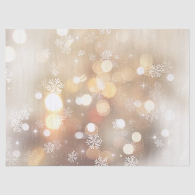 Papel De Seda "Natal branco" (Frente )