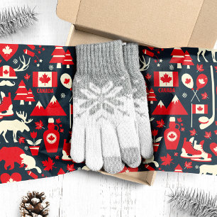Papel De Seda Natal Canadense de Alce