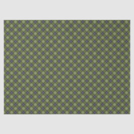 Papel De Seda Natal clássico e festivo da Xadrez verde