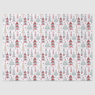Papel De Seda Natal, colorido, árvore de Natal, vermelho, verde