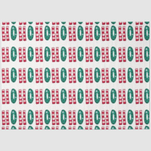 Papel De Seda Natal Colorido Fofo Ho Ho Ho